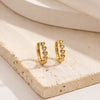 Heart Hoop Earrings | Anti-Tarnish Gold Plated