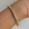 Hexagon AD Gold-Plated Bracelet - Anti-Tarnish Korean Style