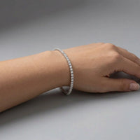 Classic Silver Zircon Tennis Bracelet | High Quality Minimalist Jewelry