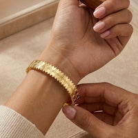 Honeycomb Geometric Link Bracelet - Anti Tarnish Fashion Jewelry