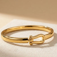 Horseshoe Buckle Anti-Tarnish Gold Plated Bracelet