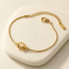 Infinity Knot Gold Plated Bracelet - Anti Tarnish Everyday Wear