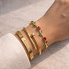 The "It Girl" 3-Piece Anti-Tarnish Gold Plated Bracelet Stack