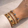 The "IT-Girl" Minimalist Bracelet Stack - Set of 3 (Gold Plated)