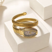 The Serpent Coil Watch - Anti-Tarnish Gold Plated | Moncheri Jewels