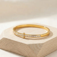Korean Minimalist 3-Piece Bracelet Stack - Anti Tarnish Gold Plated