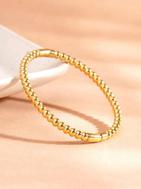 Anti-Tarnish Beaded Ball Bracelet | 18K Gold Plated Minimalist Korean Design