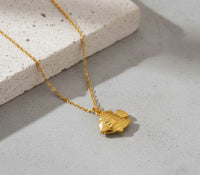 Fish Pendant Necklace – Gold Plated, Anti-Tarnish & Waterproof Chain for Women