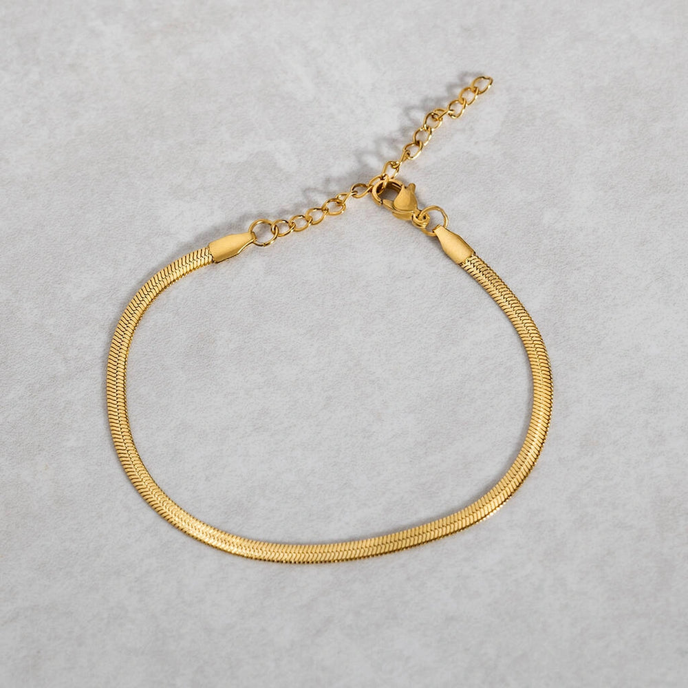 The Celestial Leaf Gold-Plated Bracelet Stack (3-Piece Combo)