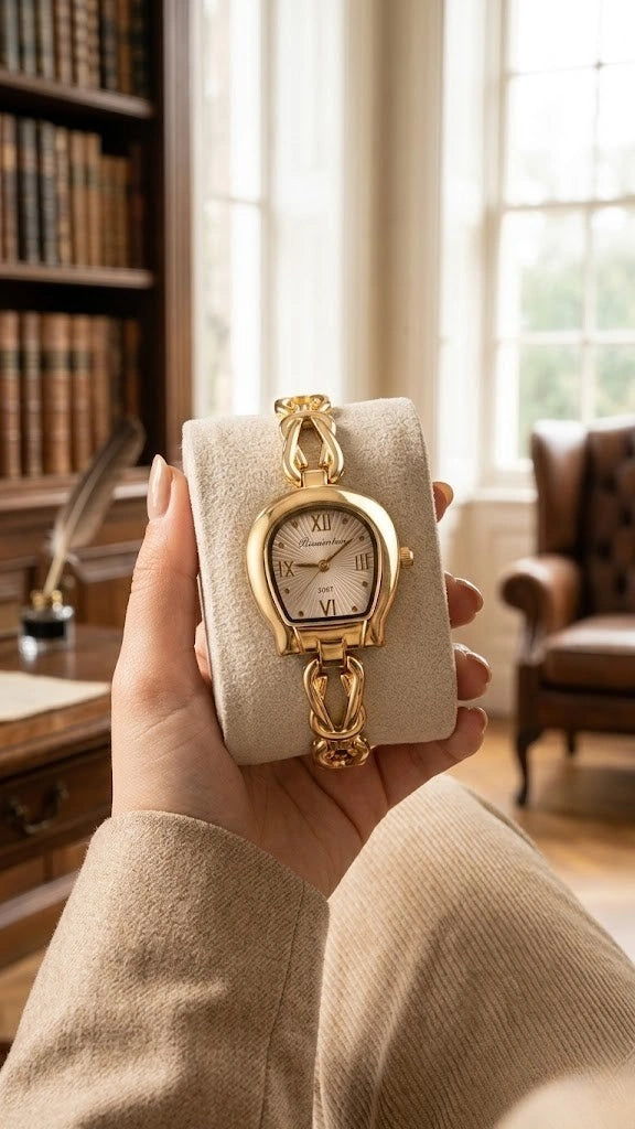 Vintage Elegance Gold Plated Watch | Anti-Tarnish