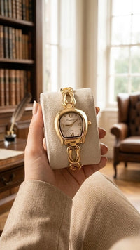 Vintage Elegance Gold Plated Watch | Anti-Tarnish