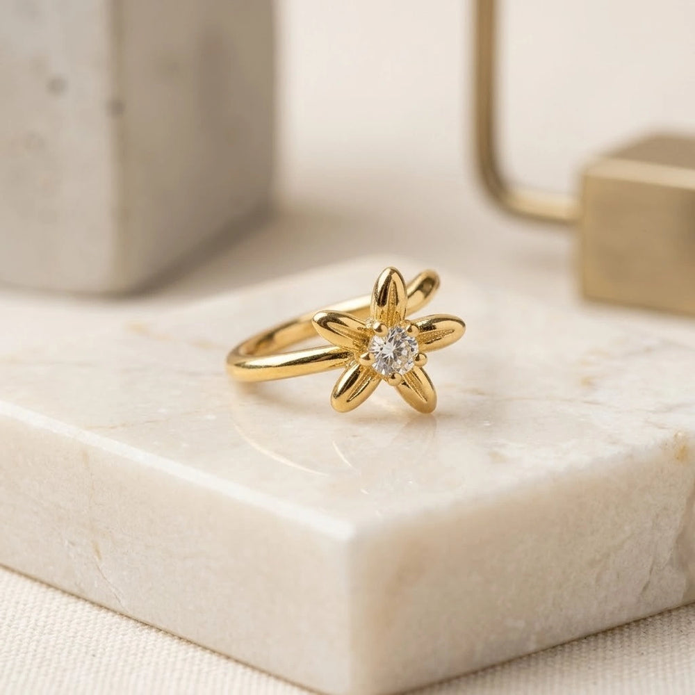 Minimalist Star Nose Pin - Anti Tarnish Gold Plated | Korean Style