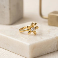 Minimalist Star Nose Pin - Anti Tarnish Gold Plated | Korean Style