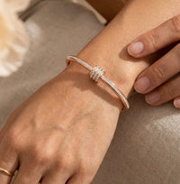Korean Style Triple Ring Rose Gold Plated Bangle - Anti Tarnish