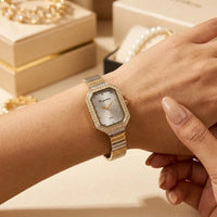 The 'Old Money' Two-Tone Watch - Anti-Tarnish Gold Plated | Moncheri Jewels