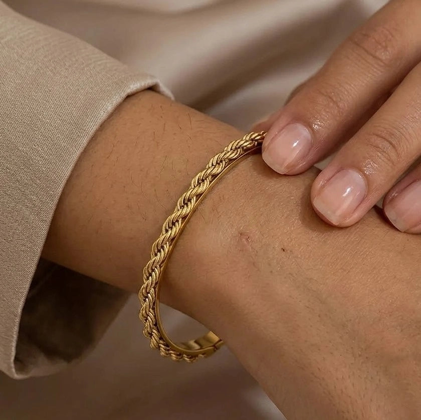 The Ultimate Multicolour Gemstone & Rope Bracelet Stack