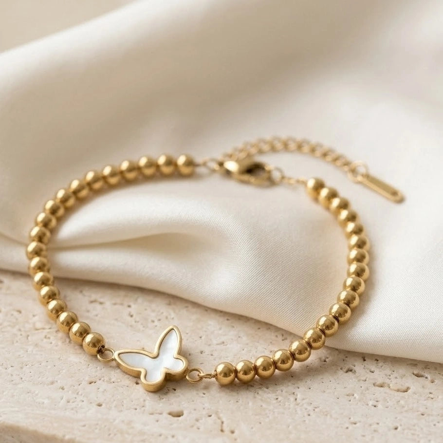 Clover Charm Double Layer Anti-Tarnish Bracelet for Women - Daily Wear Fashion Jewelry