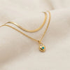 Minimalist Heart Pendant 2-Layer Necklace - Anti-Tarnish Gold-Plated