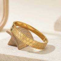 Honeycomb Geometric Link Bracelet - Anti Tarnish Fashion Jewelry