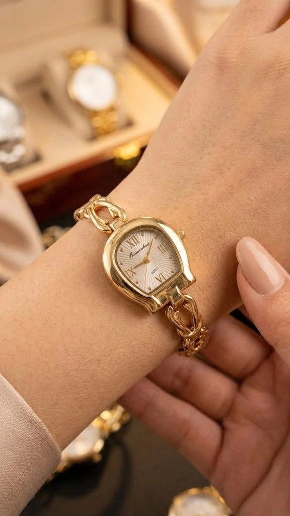 Vintage Elegance Gold Plated Watch | Anti-Tarnish