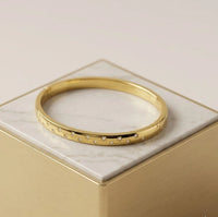 Star Engraved Anti-Tarnish Cuff Bracelet - Minimalist Fashion Jewelry