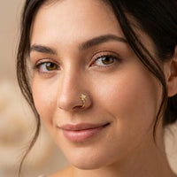 Minimalist Star Nose Pin - Anti Tarnish Gold Plated | Korean Style