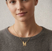 Family Silhouette Necklace - Anti-Tarnish Fashion Jewelry