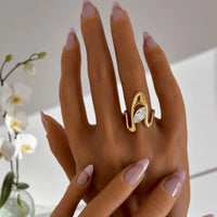Marquise Cut Statement Ring - Anti Tarnish Fashion Jewelry