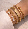 Moncheri 'It-Girl' Gold Bracelet Stack | Anti-Tarnish 3-Piece Combo