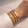 The 'It Girl' Golden Trio Stack | Premium Korean-Style Gold Plated Bracelets