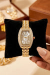 The 'It Girl' Crystal Studded Anti-Tarnish Gold Plated Watch