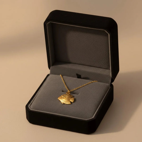 Moncheri Premium Quality Fish Necklace Anti Tarnish Gift for Her