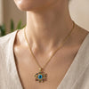 Multicolor Evil Eye Necklace | Anti-Tarnish Fashion Pendant