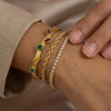 The Ultimate Multicolour Gemstone & Rope Bracelet Stack