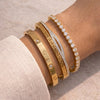 Clean Girl Gold Bracelet Combo - 3 Piece Anti Tarnish Stack