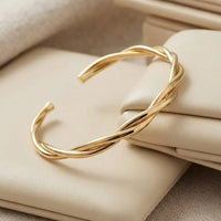Korean Minimalist 3-Piece Bracelet Stack - Anti Tarnish Gold Plated