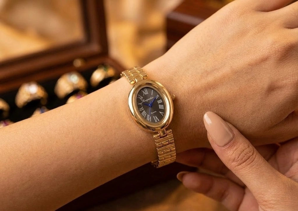 The Vienna Vintage Watch - Midnight Noir