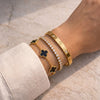 Old Money 3-Piece Bracelet Stack - Black Clover, Tennis & Classic Bangle