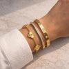 Old Money 3-Piece Bracelet Stack - Anti Tarnish Gold Plated