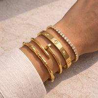 Old Money Gold Bracelet Stack (4-Piece Combo) | Anti-Tarnish & Waterproof