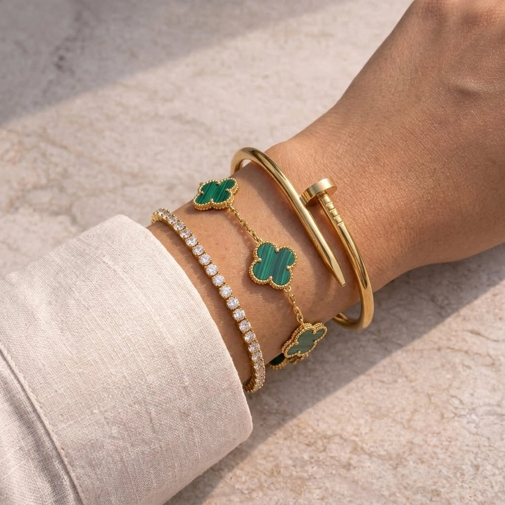 The 'Old Money' 3-Piece Bracelet Stack | Anti-Tarnish