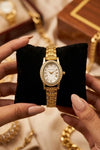 The 'Old Money' Oval Vintage Watch | Anti-Tarnish Gold Plated | Moncheri Jewels