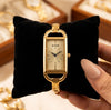 Vintage Rectangle Gold Plated Watch - Anti Tarnish