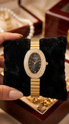 Oval Cocktail Watch | Anti-Tarnish Gold Plated