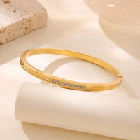 Lumina Crystal Studded Anti-Tarnish Gold Plated Bracelet for Women