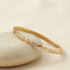 Crystal Studded Anti Tarnish Bangle Bracelet for Women