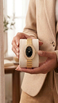 Oval Cocktail Watch | Anti-Tarnish Gold Plated