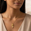 Rose Pendant Anti-Tarnish Necklace - Minimalist Floral Jewelry