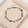Tulip Floral Vine Crystal Korean Bracelet - Anti Tarnish Gold Plated