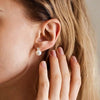 Classic Pearl & Crystal Drop Earrings | Premium Fashion Jewelry